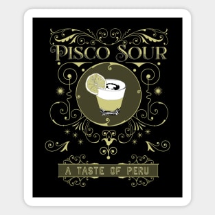 Vintage Pisco Sour Magnet